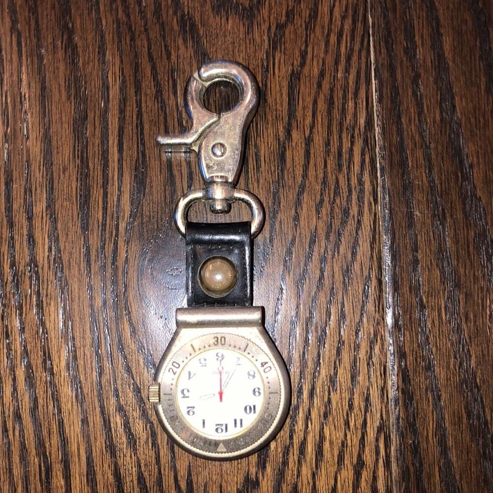 Croton quartz clip on watch vintage